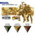 Acrylic Colour set for Contrast Painting - Quick Gen #Dak Uniforms (3x 18ml)