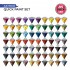 Acrylic Colour set for Contrast Painting - Quick Gen (72x 18ml and 2 brushes)