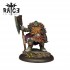 35mm Scale Toktien, Spiny Chaotic Dwarf (fantasy figure for wargame)