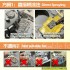 Triangle Camouflage Stencil (Masking) for 1/35, 1/100 Gundam/Scale Models (80x80mm)