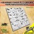 1/35 Paint Chipping Quick Weathering Masking Stencil Plate