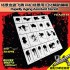 1/35 Blood Splatter Quick Weathering Masking Stencil Plate