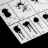 1/35 Blood Splatter Quick Weathering Masking Stencil Plate