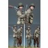 1/35 WWII US Infantry Set (2 Figures, Each w/2 Different Heads)
