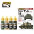 Acrylic Paint Set - PLA (Chinese People's Liberation Army) Colours (4x 17ml)