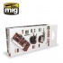Acrylic Paint Set - King Tiger Interior Colours (Special Takom Edition) Vol.1 (17ml x 6)