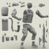 1/35 Assault Trooper with M240L Machine Gun and MICO Pack Ammo Can