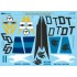 Decals for 1/32 USMC Grumman A-6A Intruders in Vietnam War: Intruders from the Beach
