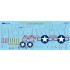 Decals for 1/32 USMC Grumman A-6A Intruders in Vietnam War: Intruders from the Beach