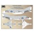 1/32 Phantom Airframe Data (Stencil Type) - F-4B & F-4J Panels & Markings for Tamiya kits