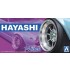1/24 14inch Hayashi Wheels and Tyres Set