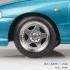1/32 Honda DC2 Integra Type R Custom Wheels (Metallic Green)