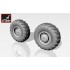 1/72 SS-25 Topol (Sickle) ML Wheels w/VI-178AU Tyres & Early Hubs for Zvezda kits