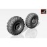 1/72 SS-25 Topol (Sickle) ML Wheels w/VI-178AU Tyres & Late Hubs for Zvezda kits