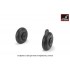 1/32 Ilyushin IL-2 Bark (late) Wheels w/Weighted Tyres