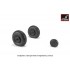 1/32 Ilyushin IL-2 Bark (late) Wheels w/Weighted Tyres