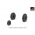 1/32 Ilyushin IL-2 Bark (late) Wheels w/Weighted Tyres