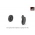 1/32 EE "Lightning-II" Wheels w/Weighted Tyres (Early) for Firefly F Mk.1 - F Mk.2