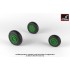 1/48 Mikoyan MiG-21F/F-13/U Fishbed Wheels w/Weighted Tyres (Early)