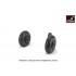 1/48 Iljushin IL-2 Bark (Late) Wheels w/Weighted Tyres