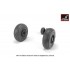 1/48 F-111 Aardvark Early Type Wheels w/Weighted Tyres for F-111A/B/C/D kits