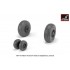 1/48 F-111 Aardvark Early Type Wheels w/Weighted Tyres for F-111A/B/C/D kits
