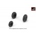 1/48 F-117A Wheels w/Weighted Tyres