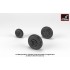 1/72 Mikoyan MiG-21F/F-13/U Fishbed Wheels w/Weighted Tyres (Early)