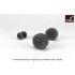 1/72 F-4J/K/M/S Phantom-II/FG.Mk 1/FGR.Mk 2 Wheels w/Weighted Tyres (late)