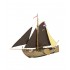 1/35 Fishing Boat Botter Wooden Ship Model