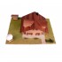 1/72 Chalet with Swing Wooden kit (Dimensions: 165 x 112 x 100mm, Base: 300 x 220mm)
