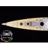 1/350 WWII DKM German Tirpitz Wooden Deck for Revell kit #05096