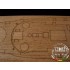 1/350 Russian Battleship Knyaz Suvorov Wooden Deck for Zvezda kit #9026