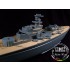 1/350 DKM Tirpitz Wooden Deck for Academy kit #BA903