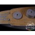 1/350 USS Arizona BB-39 1941 Wooden Deck for HobbyBoss kit #86501