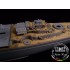 1/700 DKM Tirpitz Wooden Deck for Revell kit #05099