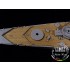 1/700 French Battleship Jean Bart 1955 Wooden Deck for Trumpeter kit #05752