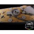 1/700 French Battleship Jean Bart 1955 Wooden Deck for Trumpeter kit #05752