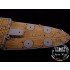 1/700 French Battleship Jean Bart 1955 Wooden Deck for Trumpeter kit #05752