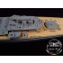 1/700 HMS King George V Wooden Deck for Tamiya kit #77525