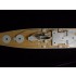 1/700 US Battleship BB-64 Wisconsin 1991 Wooden Deck for Trumpeter kit #05706