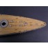 1/700 DKM Bismarck Wooden Deck for Revell kit #05098