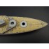 1/700 HMS Warspite 1942 Wooden Deck set for Trumpeter 05795 kit