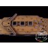 1/400 Soviet Battleship Potemkin Wooden Deck for Maquette kit MQ4051