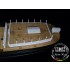 1/150 Clipper Ship Cutty Sark Wooden Deck for Academy kit #B14403
