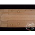 1/400 DKM Lutzow Wooden Deck for Heller kit #81047