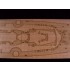 1/400 DKM Tirpitz Wooden Deck for Heller kit #81079