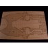 1/400 US Navy Battleship BB-62 New Jersey Wooden Deck for Hapdong BB-62