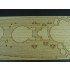 1/450 IJN Battleship Yamato Wooden Deck for Hasegawa 40151 kit