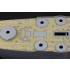 1/350 HMS Agamenon Wooden Deck w/Masking Sheet & PE for Hobby Boss kit #86509